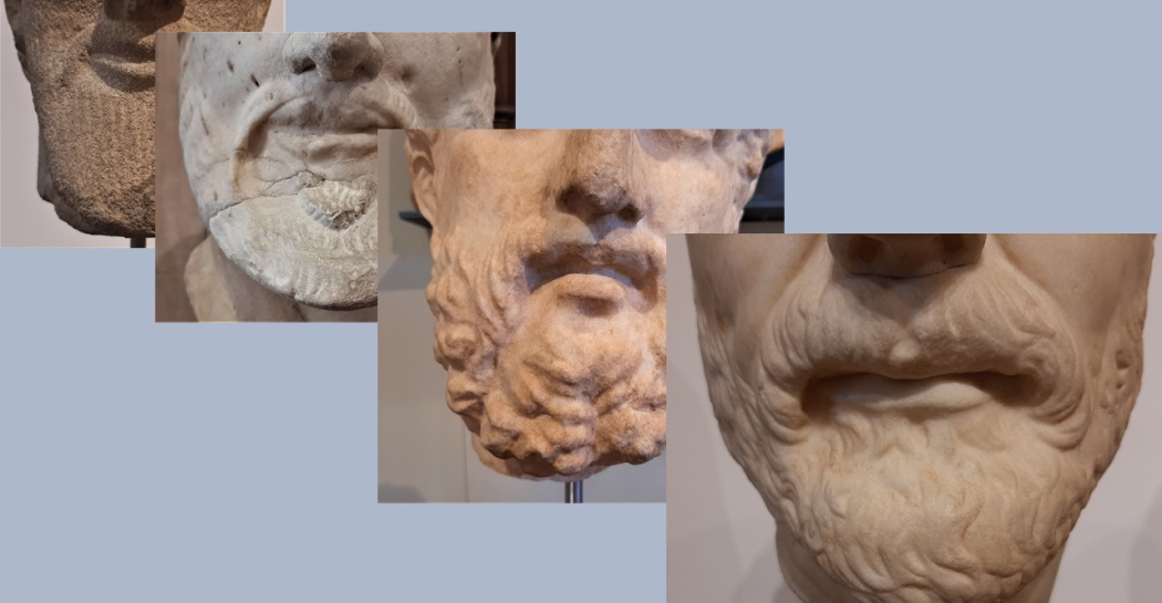 Ritratti diversi presso il Museo Barracco Ritratti diversi presso il Museo Barracco