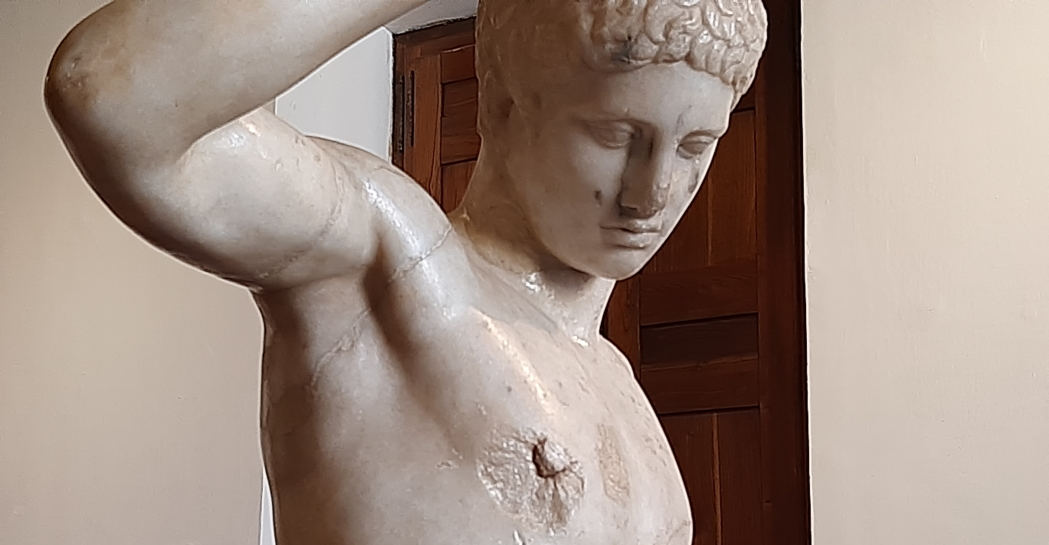 Efebo “Westmacott”, replica romana da originale greco, I sec. d.C., Museo di Scultura Antica Giovanni Barracco Efebo “Westmacott”, replica romana da originale greco, I sec. d.C., Museo di Scultura Antica Giovanni Barracco