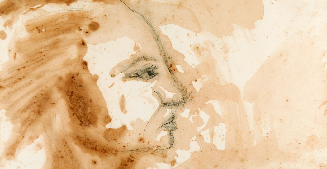 Pier Paolo Pasolini, Ritratto di Maria Callas, 6 settembre 1969, tecnica mista su carta, collezione privata © Pier Paolo Pasolini, Ritratto di Maria Callas, 6 settembre 1969, tecnica mista su carta, collezione privata ©