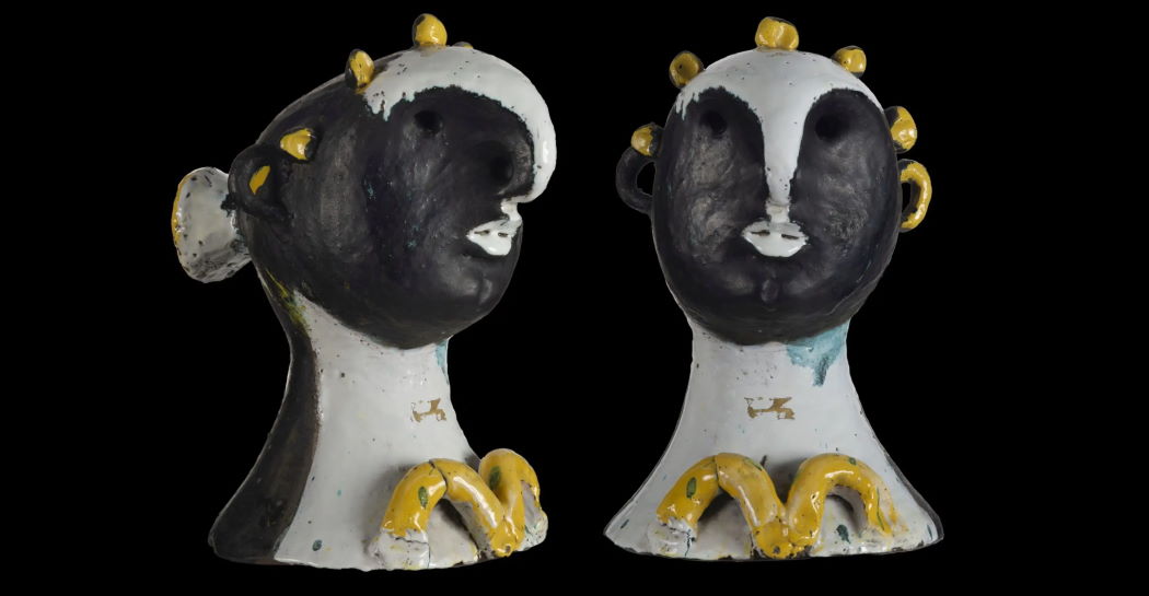 Pietro Cascella , Ragazza di Rapino, ceramica policroma (Museo Cascella , Pescara) 1951 Pietro Cascella , Ragazza di Rapino, ceramica policroma (Museo Cascella , Pescara) 1951