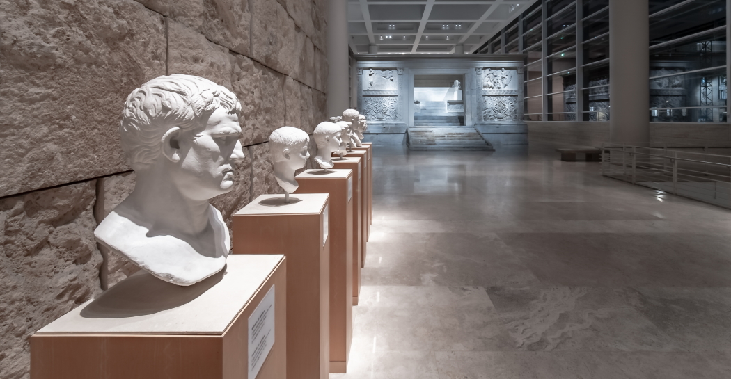 Museo dell’Ara PacisAugustae, Galleria dei busti, ©ERCO, Photography Marcela Schneider Ferreira, 2021 Museo dell’Ara PacisAugustae, Galleria dei busti, ©ERCO, Photography Marcela Schneider Ferreira, 2021
