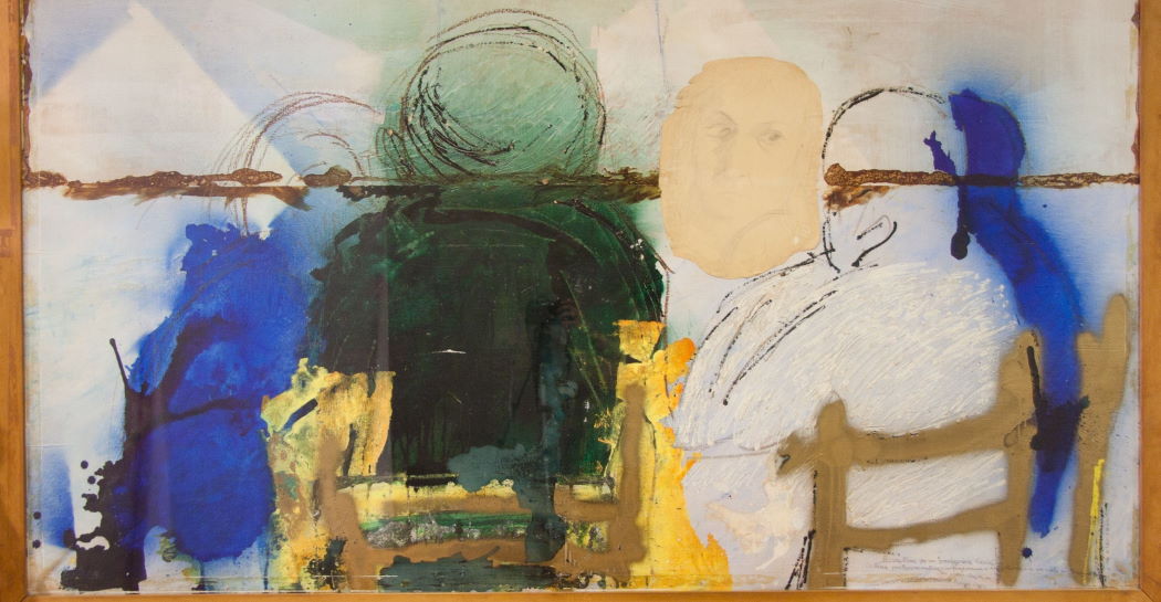 Pier Paolo Pasolini, Bozzettone per un omaggio a Laura o Luna protoromantica – Contemporanea a Napoleone – In un cielo in tempesta, 1967. tecnica mista su tavola, ondazione Cineteca di Bologna © Pier Paolo Pasolini, Bozzettone per un omaggio a Laura o Luna protoromantica – Contemporanea a Napoleone – In un cielo in tempesta, 1967. tecnica mista su tavola, ondazione Cineteca di Bologna ©