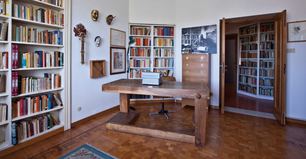 Casa Moravia, studiolo Casa Moravia, studiolo
