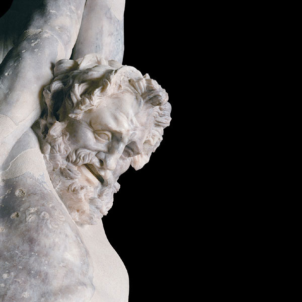 Statua del sileno Marsia dagli Horti di Mecenate Statua del sileno Marsia dagli Horti di Mecenate