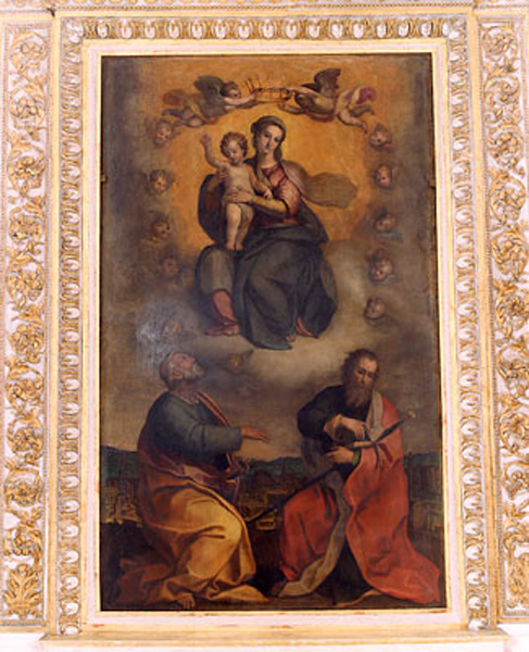 Madonna in gloria con i SS. Pietro e Paolo