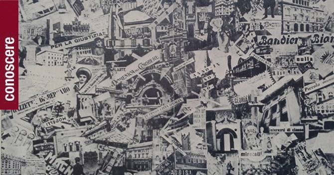 "Tavolo degli orrori". Collage esposto alla Galleria d’Arte di Roma per la Seconda Esposizione di Architettura Razionale Promossa dal M.I.A.R. (1931) "Tavolo degli orrori". Collage esposto alla Galleria d’Arte di Roma per la Seconda Esposizione di Architettura Razionale Promossa dal M.I.A.R. (1931)