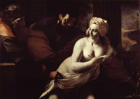 Mattia Preti - Susanna e i vecchioni. 1656-1659 circa Olio su tela, cm. 120 x 170 Firenze, Fondazione di Studi di Storia dell’Arte Roberto Longhi