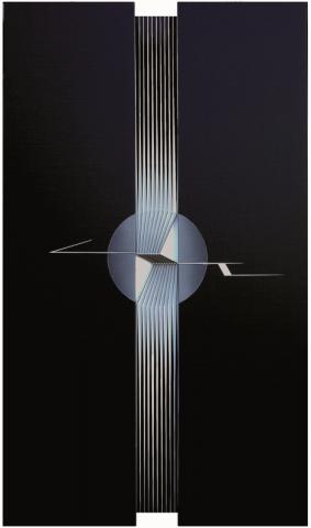 Alberto Biasi Volo di ritorno 2005 cm 160x93x5 Alberto Biasi Volo di ritorno 2005 cm 160x93x5