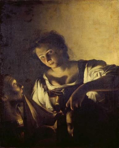 Carlo Saraceni - Giuditta con la testa di Oloferne. 1618 circa Olio su tela, 95,8 x 77,3 cm Firenze, Fondazione di Studi di Storia dell’Arte Roberto Longhi