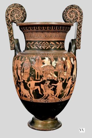 6.	Cratere di Pronomos Napoli, Museo Archeologico Nazionale di Napoli