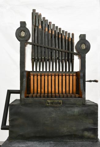 9.	Ricostruzione organo di Aquincum Roma, Museo della Civiltà Romana
