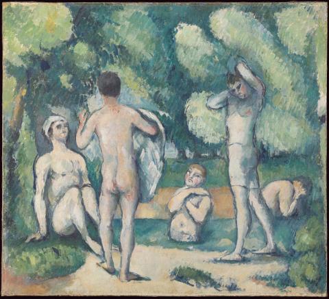 Paul Cézanne Bagnanti  c.1880 Detroit Institute of Arts Bequest of Robert H. Tannahill 70.162