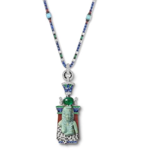 Particolare della Collana Egiziana Cartier Paris, 1927-1928 Particolare della Collana Egiziana Cartier Paris, 1927-1928