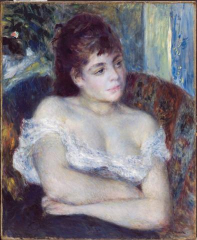 Pierre Auguste Renoir Donna in poltrona 1874 Detroit Institute of Arts Bequest of Mrs. Allan Shelden III 1985.24