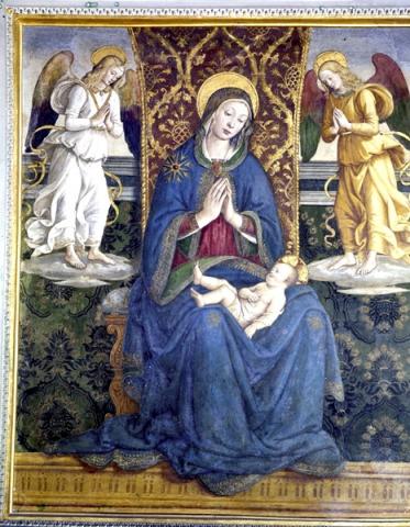 Madonna con bambino ed angeli Madonna con bambino ed angeli