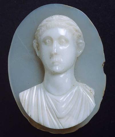 Cammeo con busto di giovane principe Cammeo con busto di giovane principe