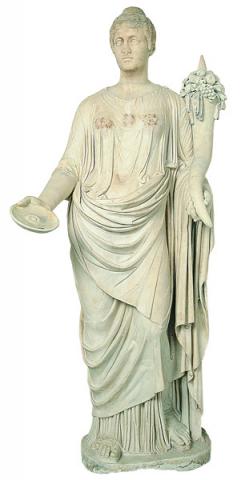 Statua di Faustina Maggiore come Dea Fortuna Statua di Faustina Maggiore come Dea Fortuna
