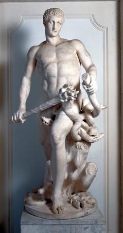 Statua di Ercole, restaurato come uccisore dell'Idra di Lerna Statua di Ercole, restaurato come uccisore dell'Idra di Lerna