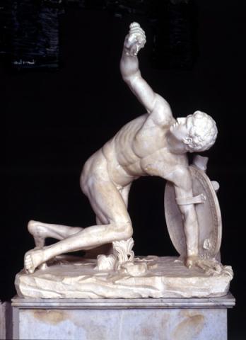 Torso di Discobolo, restaurato come guerriero ferito Torso di Discobolo, restaurato come guerriero ferito