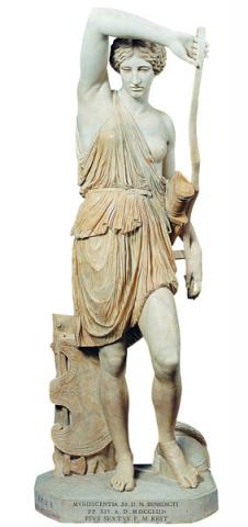 Statua di Amazzone ferita