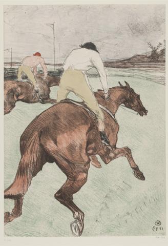 The Jockey, 1899 - Lithograph (in six colours), 51,3x 36,1 cm - Budapest, Galleria Nazionale The Jockey, 1899 - Lithograph (in six colours), 51,3x 36,1 cm - Budapest, Galleria Nazionale