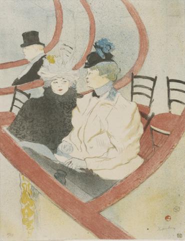 The Large Theatre Box, 1897 - Lithograph (in six colours) on wove paper, 51x39,3 cm - Budapest, Galleria Nazionale The Large Theatre Box, 1897 - Lithograph (in six colours) on wove paper, 51x39,3 cm - Budapest, Galleria Nazionale
