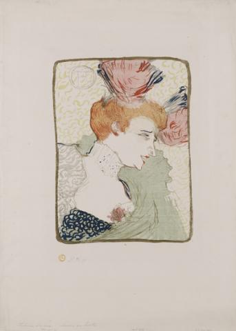 Bust of Mademoiselle Marcelle Lender, 1895 - Lithograph (in eight colours), 58,2x41,6 cm - Budapest, Galleria Nazionale Bust of Mademoiselle Marcelle Lender, 1895 - Lithograph (in eight colours), 58,2x41,6 cm - Budapest, Galleria Nazionale
