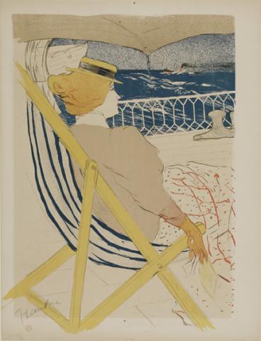 The Passenger from Cabin 54 – Sailing in a Yacht, 1895 - Lithograph (in six colours) on wove paper, 61x44,7 cm - Budapest, Galleria Nazionale The Passenger from Cabin 54 – Sailing in a Yacht, 1895 - Lithograph (in six colours) on wove paper, 61x44,7 cm - Budapest, Galleria Nazionale